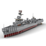 MOC - 124716 1/200 Scale Fletcher - Class Destroyer - LesDiy - Klemmbausteine