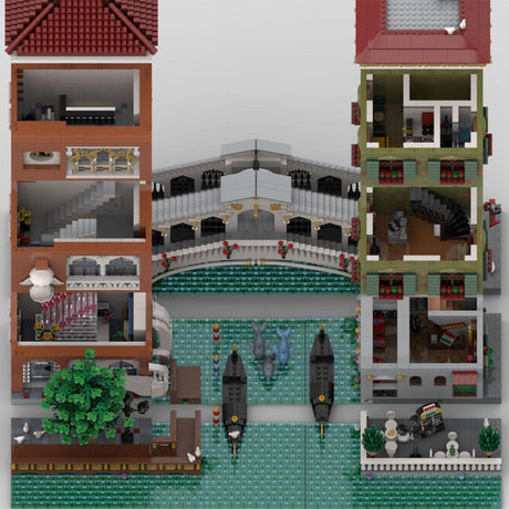 MOC - 125784 Canal Grande Venedig Klemmbausteine - LesDiy - Klemmbausteine