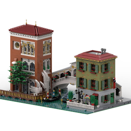 MOC - 125784 Canal Grande Venedig Klemmbausteine - LesDiy - Klemmbausteine