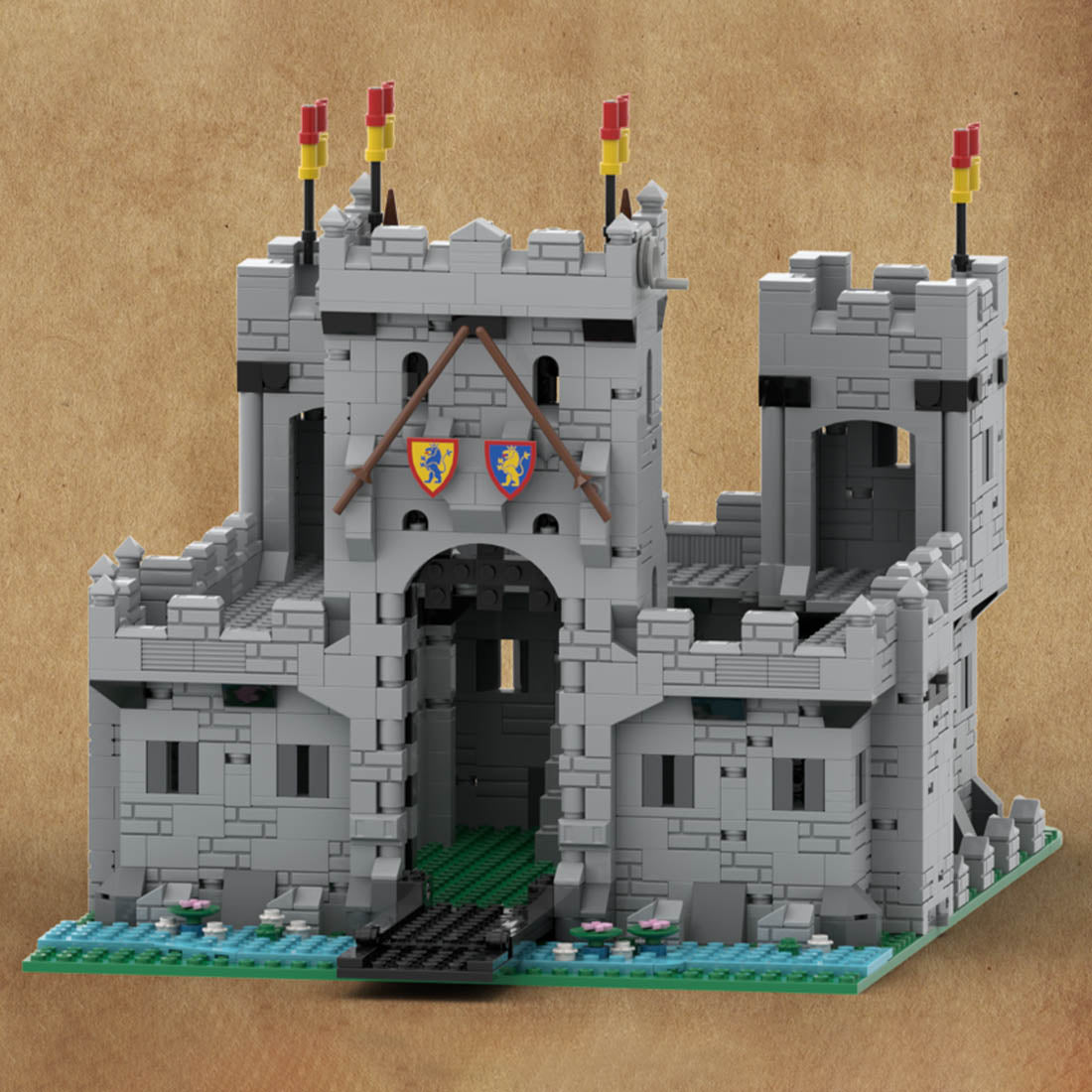 MOC - 126740 King's Castle Klemmbausteine - LesDiy - Klemmbausteine