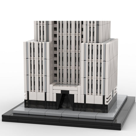 MOC - 127022 Chrysler Building 1:800 Scale Klemmbausteine - LesDiy - Klemmbausteine