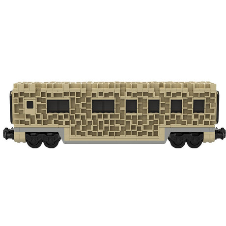 MOC - 128739 Sci - Fi train car vagon inspired the borg cube Klemmbausteine - LesDiy - Klemmbausteine