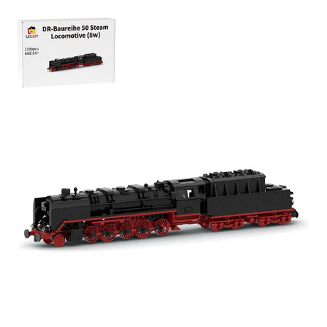 MOC - 129897 DR - Baureihe 50 Steam Locomotive (8w) Klemmbausteine - LesDiy - Klemmbausteine
