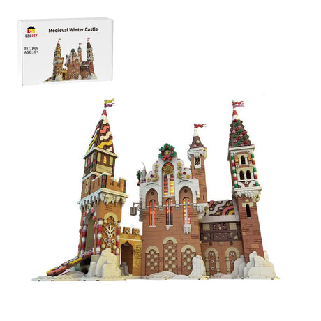 MOC - 130576 Gingerbread Castle Klemmbausteine - LesDiy - Klemmbausteine