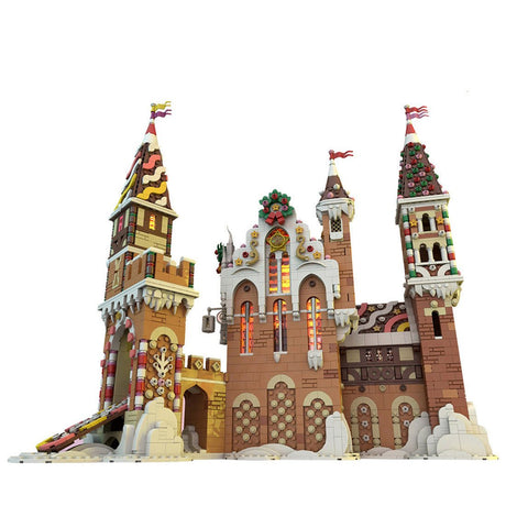 MOC - 130576 Gingerbread Castle Klemmbausteine - LesDiy - Klemmbausteine