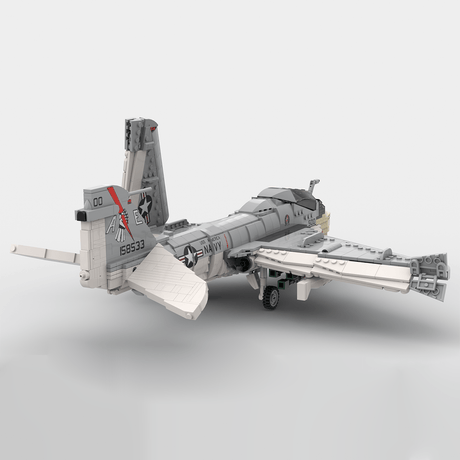 MOC - 130722 1:35 Scale A - 6E Intruder Klemmbausteine - LesDiy - Klemmbausteine