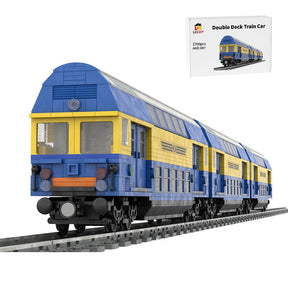 MOC - 130907 Double Deck Train Car (version 2, optimized for R40) Klemmbausteine - LesDiy - Klemmbausteine