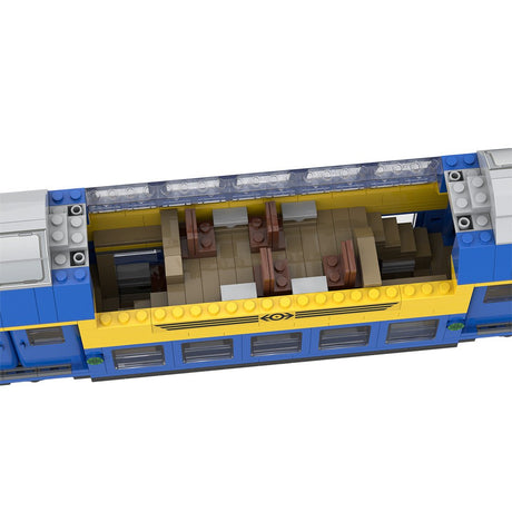 MOC - 130907 Double Deck Train Car (version 2, optimized for R40) Klemmbausteine - LesDiy - Klemmbausteine
