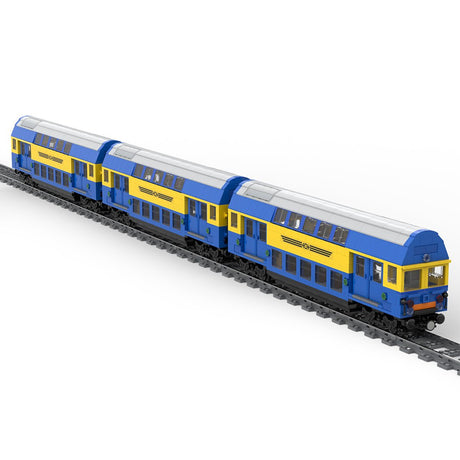 MOC - 130907 Double Deck Train Car (version 2, optimized for R40) Klemmbausteine - LesDiy - Klemmbausteine