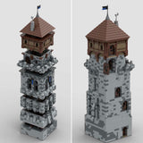 MOC - 131250 H15 Großer vorderer Turm Klemmbausteine - LesDiy - Klemmbausteine