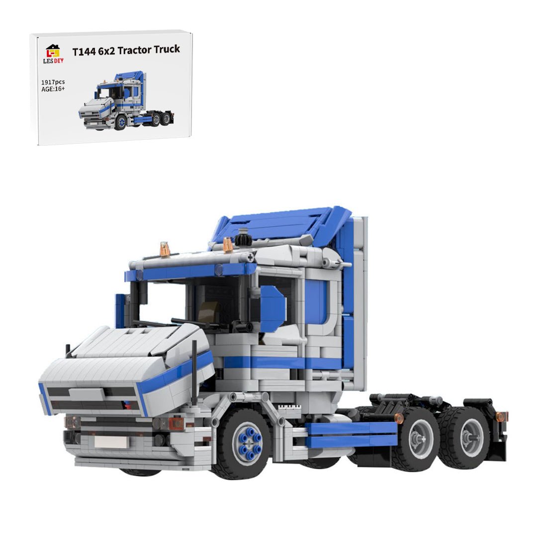 MOC - 131531 Scania T144 6x2 tractor Klemmbausteine - LesDiy - Klemmbausteine
