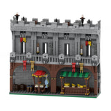 MOC - 131582 Rote Schlossfront Klemmbausteine - LesDiy - Klemmbausteine