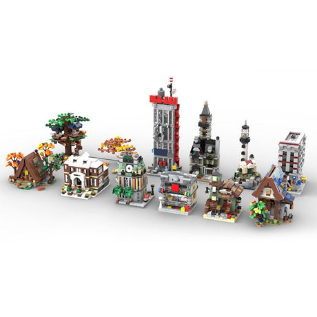 MOC - 133232 Mini Modulars - The "Others" Collection Klemmbausteine - LesDiy - Klemmbausteine