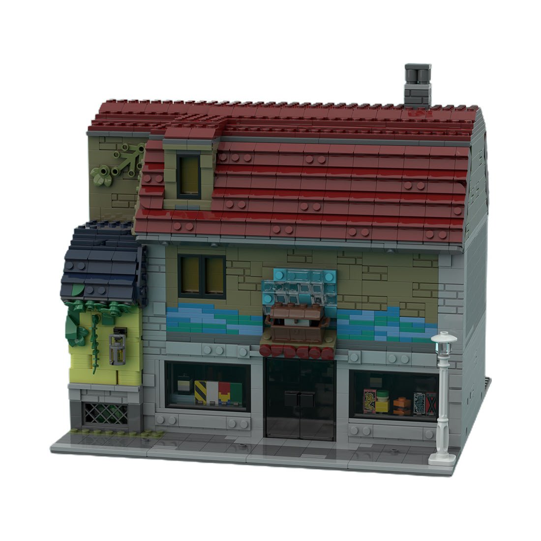 MOC - 133953 VALORANT Pearl Comic Shop Klemmbausteine - LesDiy - Klemmbausteine