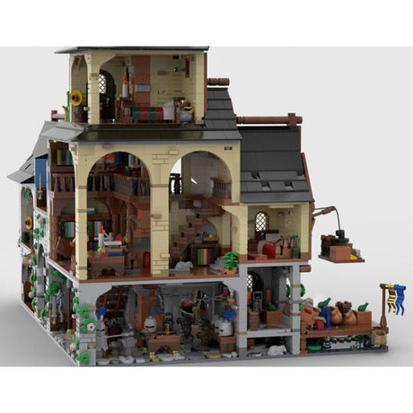 MOC - 134085 Medieval Town Centre Klemmbausteine - LesDiy - Klemmbausteine
