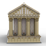 MOC - 136729 Antiker römischer Tempel Klemmbausteine - LesDiy - Klemmbausteine