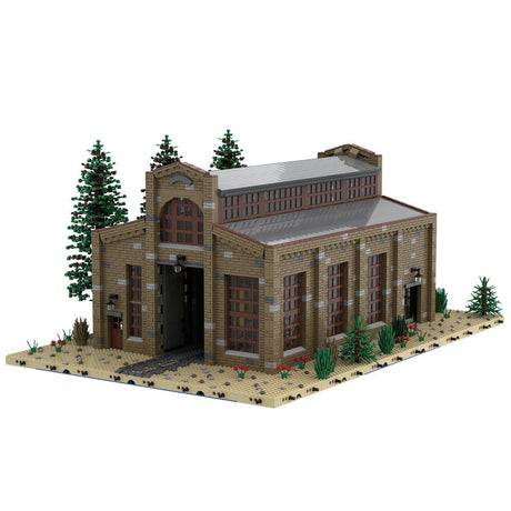 MOC - 139273 Union Crane and Shovel Warehouse Klemmbausteine - LesDiy - Klemmbausteine