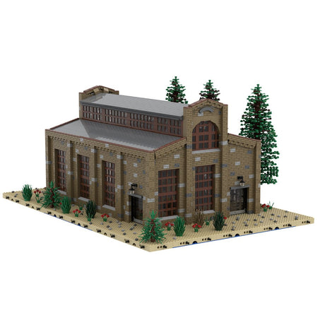 MOC - 139273 Union Crane and Shovel Warehouse Klemmbausteine - LesDiy - Klemmbausteine