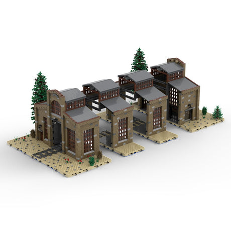 MOC - 139273 Union Crane and Shovel Warehouse Klemmbausteine - LesDiy - Klemmbausteine