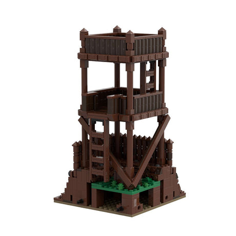MOC - 139859 Roman Field Camp Corner Modular Tower Klemmbausteine - LesDiy - Klemmbausteine