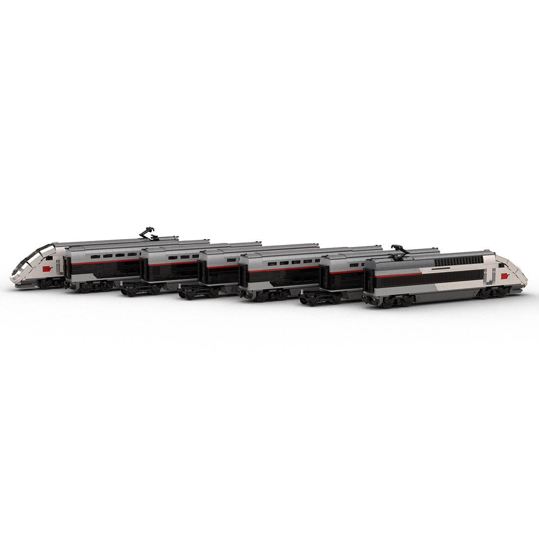 MOC - 140464 TGV Duplex Carmillon Klemmbausteine - LesDiy - Klemmbausteine