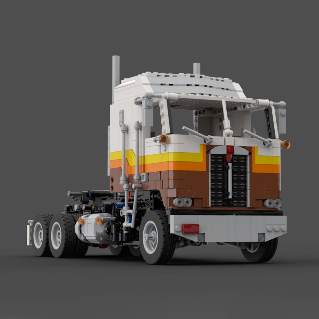 MOC - 141909 Kenworth K100 Aerodyne Klemmbausteine - LesDiy - Klemmbausteine