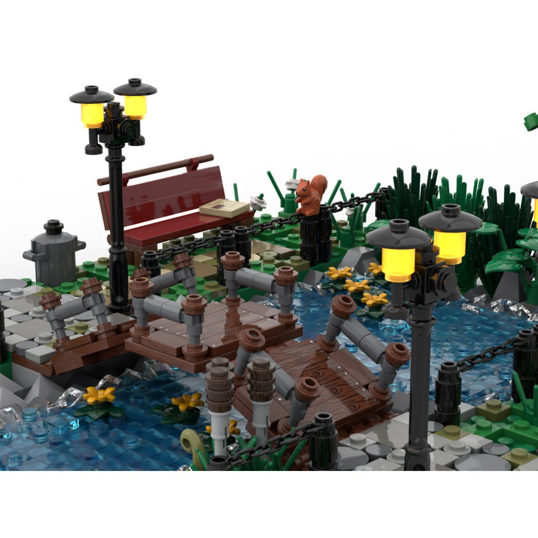 MOC - 142953 Summer Park Klemmbausteine - LesDiy - Klemmbausteine