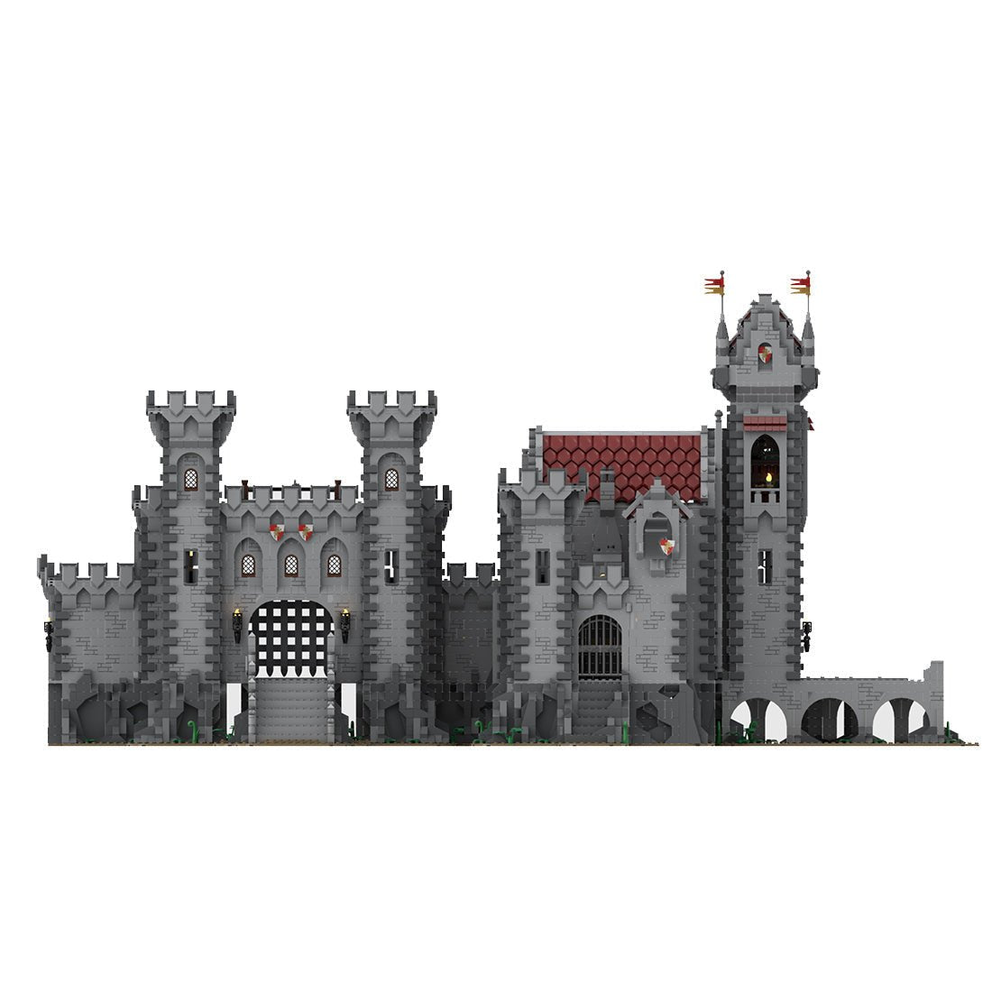 MOC - 143001 Red Lions Castle II Klemmbausteine - LesDiy - Klemmbausteine