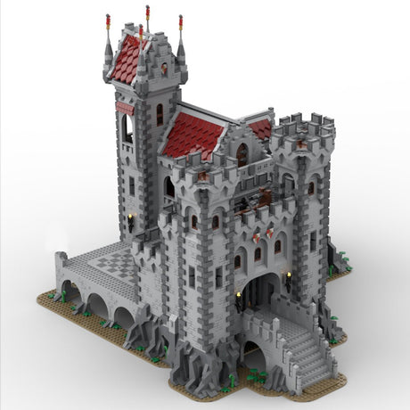 MOC - 143001 Red Lions Castle II Klemmbausteine - LesDiy - Klemmbausteine