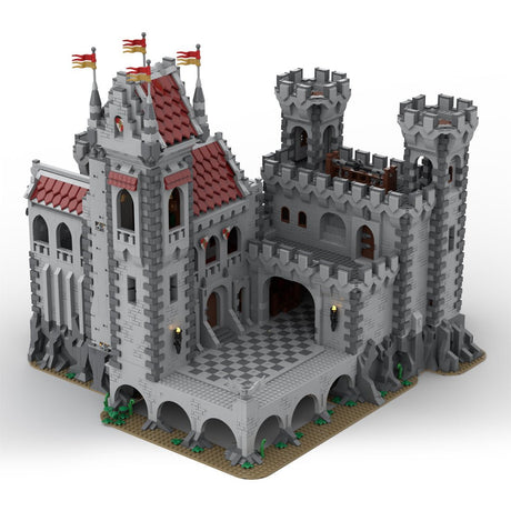 MOC - 143001 Red Lions Castle II Klemmbausteine - LesDiy - Klemmbausteine