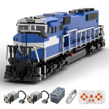 MOC - 144909 SD70MAC Conrail Klemmbausteine - LesDiy - Klemmbausteine