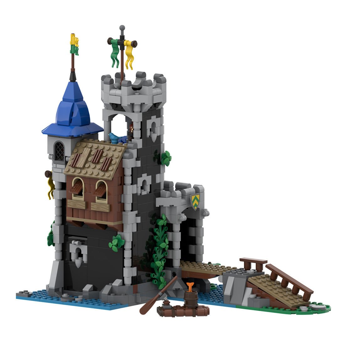 MOC - 148389 Fortress of Lakeside County (from BDP Series 1) Klemmbausteine - LesDiy - Klemmbausteine