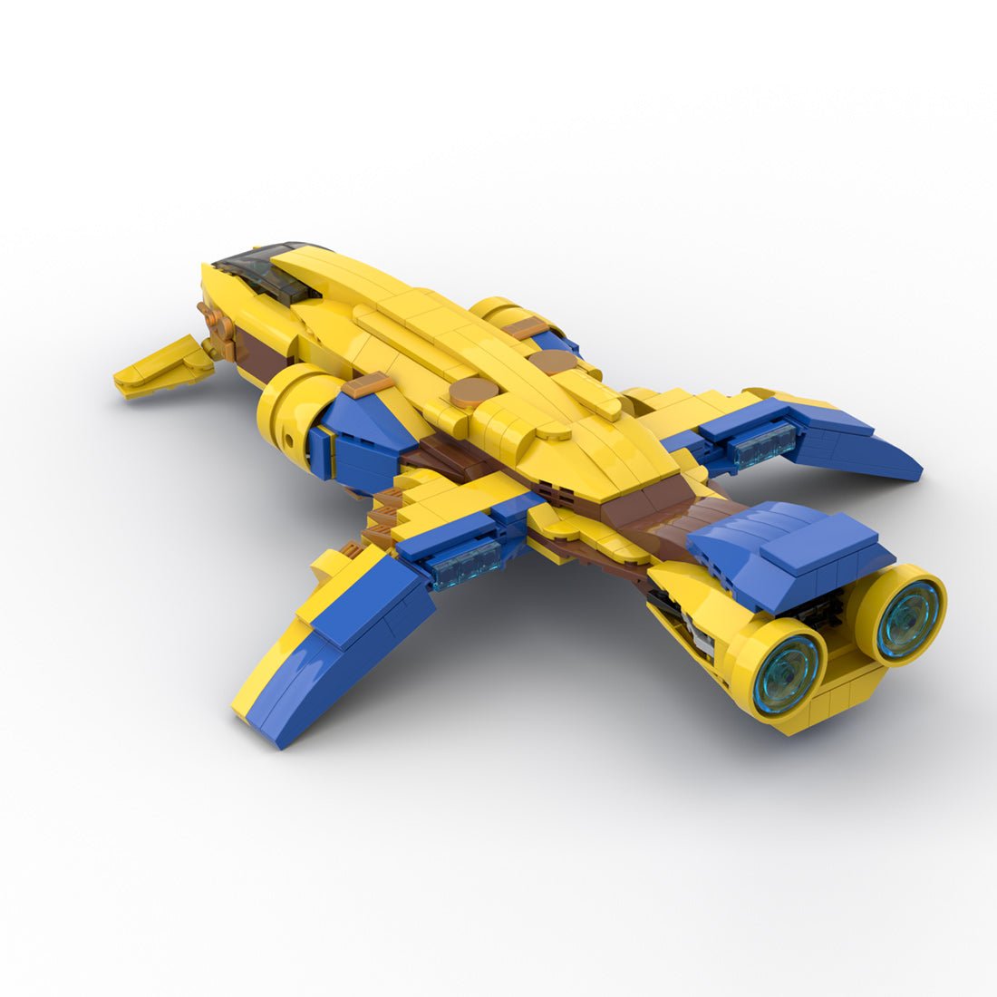 MOC-149039 Protoss Scout Klemmbausteine-LesDiy-Klemmbausteine