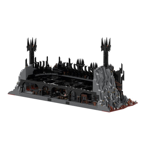 MOC - 150262 UCS Barad - Dur part 1/6 Klemmbausteine - LesDiy - Klemmbausteine