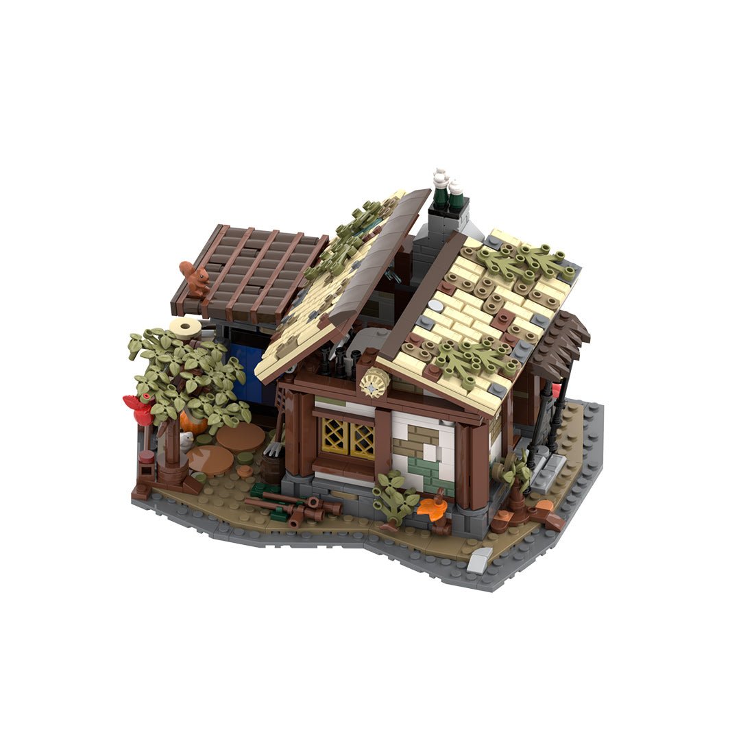 MOC - 150993 A HUT NEXT DOOR Klemmbausteine - LesDiy - Klemmbausteine