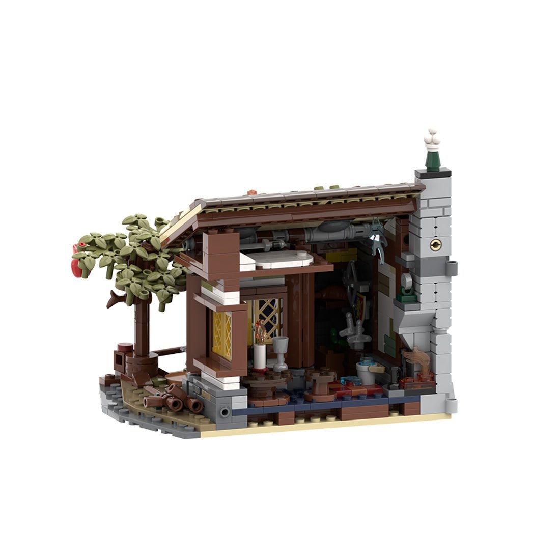 MOC - 150993 A HUT NEXT DOOR Klemmbausteine - LesDiy - Klemmbausteine