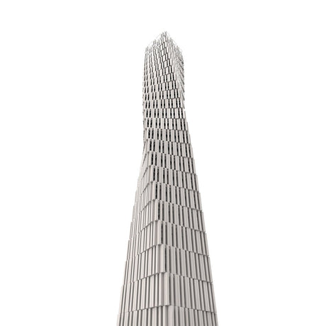 MOC - 152436 Cayan Tower (Infinity Tower) Dubai Maßstab 1:800 Klemmbausteine - LesDiy - Klemmbausteine