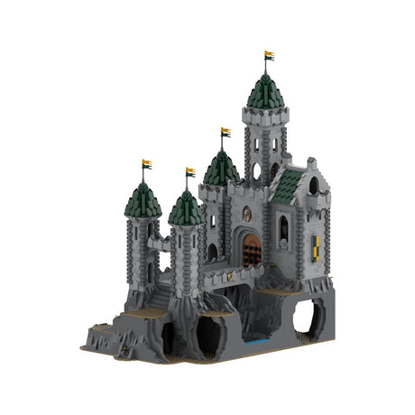 MOC - 152895 Green Dragon Stronghold Klemmbausteine - LesDiy - Klemmbausteine