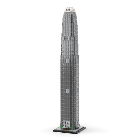 MOC - 153369 Two International Finance Centre 1:800 Scale Hong Kong Klemmbausteine - LesDiy - Klemmbausteine