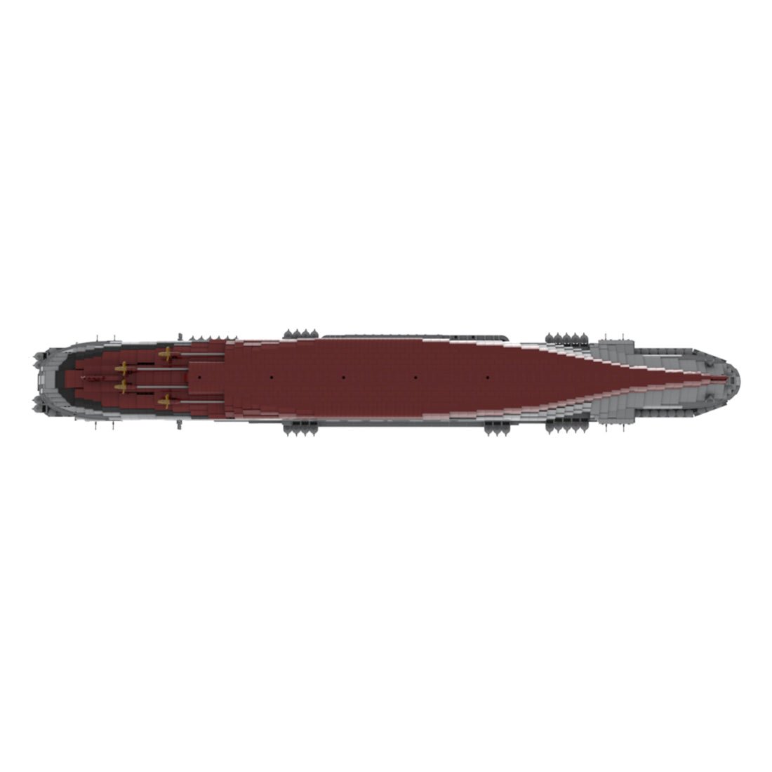 MOC - 15594 USS Enterprise (CV - 6) - LesDiy - Klemmbausteine