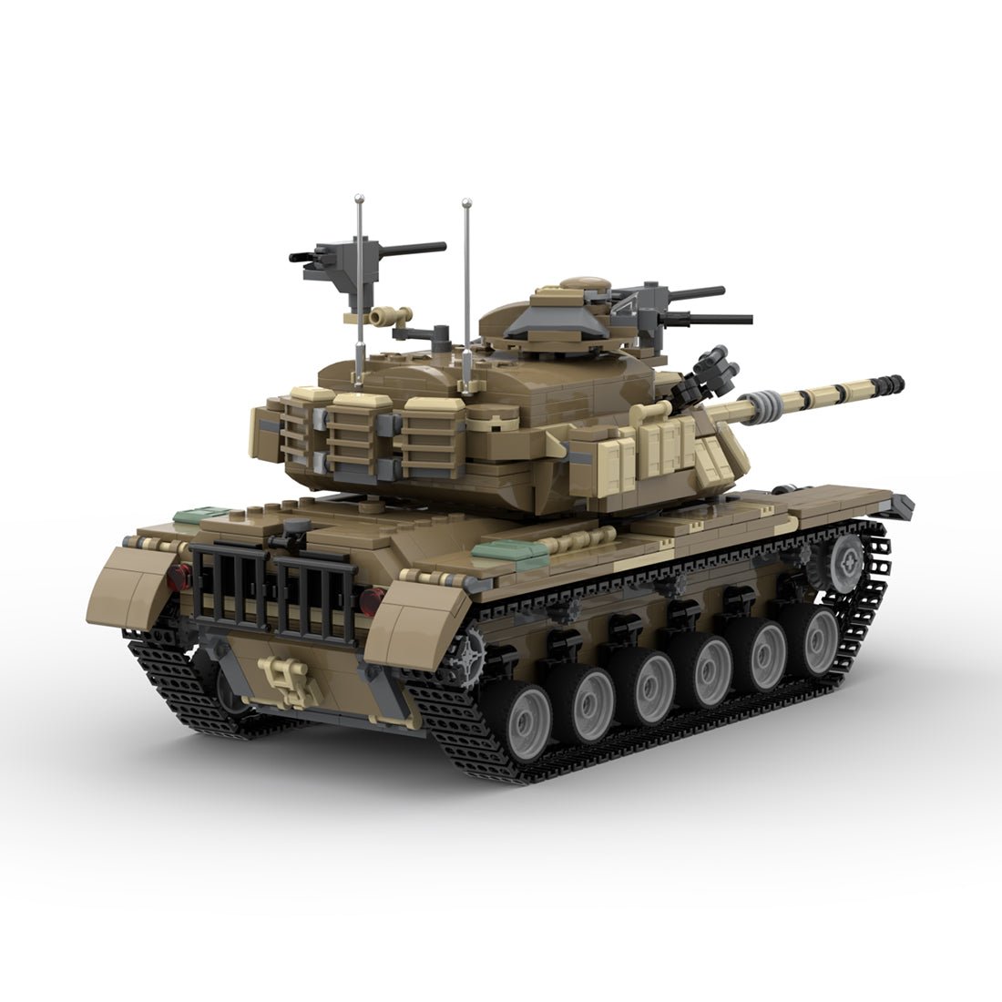 MOC - 156277 M60A3 Patton Magach Klemmbausteine - LesDiy - Klemmbausteine