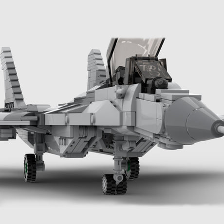 MOC - 156324 MiG 29 Militärkampfflugzeug - LesDiy - Klemmbausteine