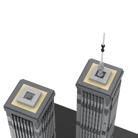 MOC - 156672 World Trade Center (09.11.01) Klemmbausteine - LesDiy - Klemmbausteine