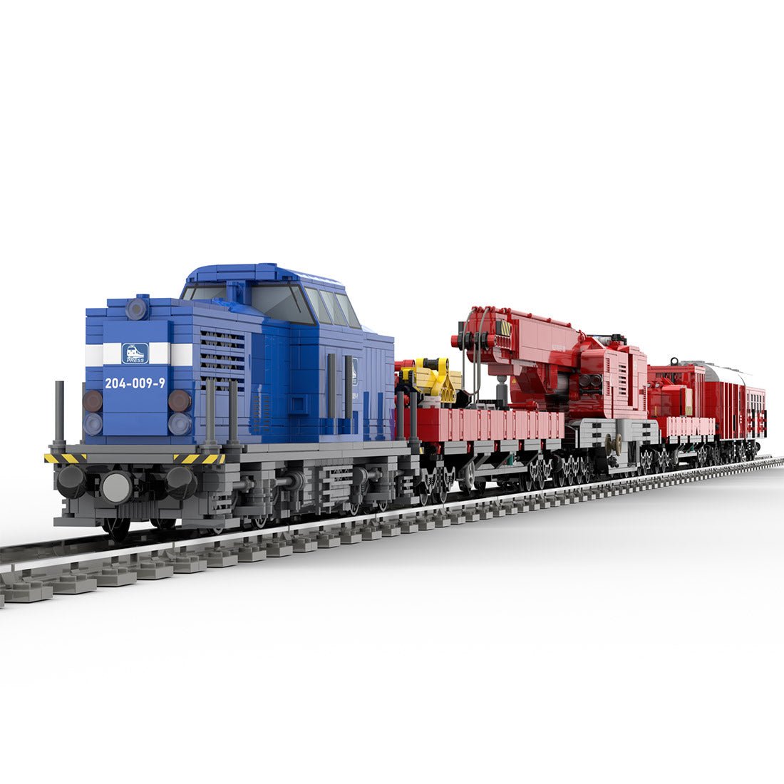 MOC - 156982 Emergency Crane Train – Multi Tasker Klemmbausteine - LesDiy - Klemmbausteine