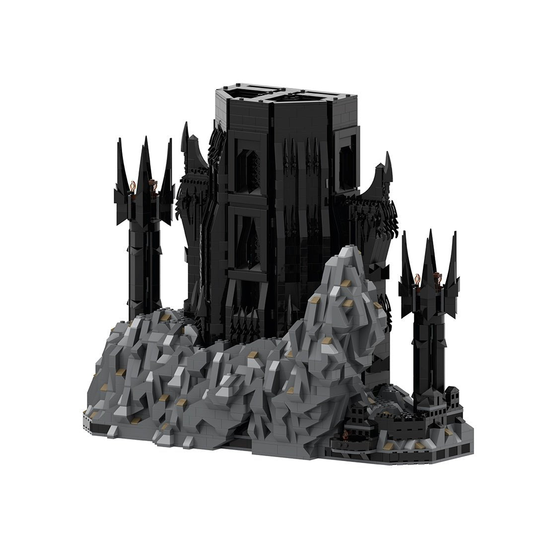 MOC - 157662 UCS Barad - Dur part 4/6 Klemmbausteine - LesDiy - Klemmbausteine