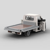 MOC-158193 VW T5 Transporter Flatbed Klemmbausteine-LesDiy-Klemmbausteine
