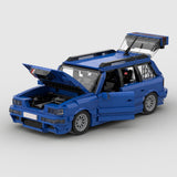 MOC-159092 Audi RS 2 Blue Klemmbausteine-LesDiy-Klemmbausteine