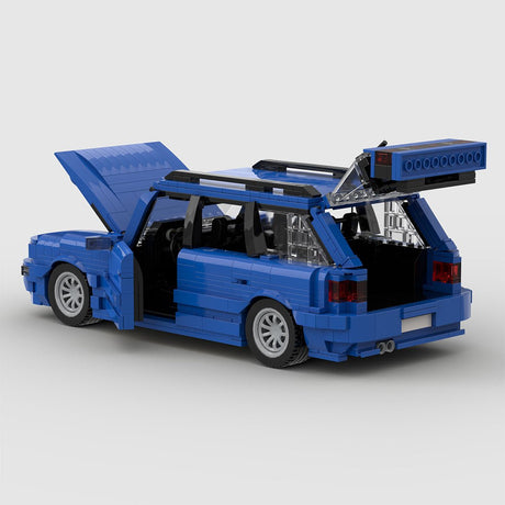 MOC-159092 Audi RS 2 Blue Klemmbausteine-LesDiy-Klemmbausteine