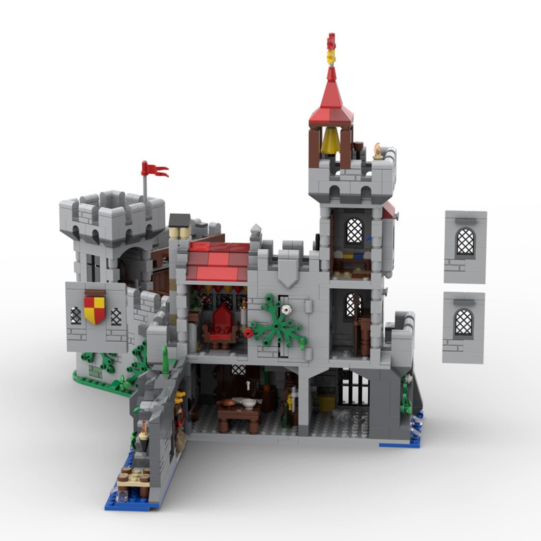 MOC - 159182 Lochside Castle Klemmbausteine - LesDiy - Klemmbausteine