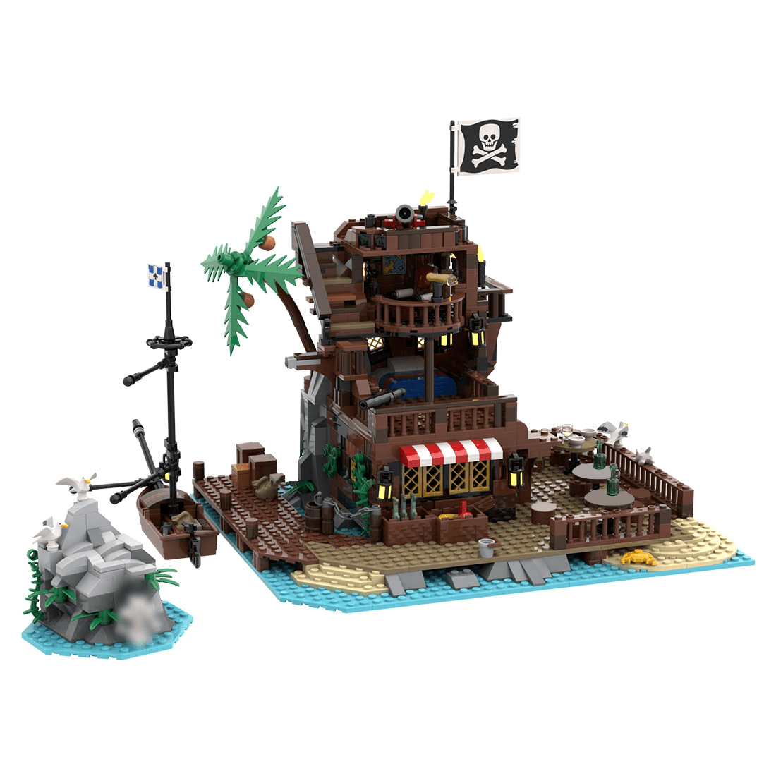MOC - 160691 SIN ISLAND Klemmbausteine - LesDiy - Klemmbausteine